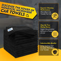 HOMEXCEL Professional Car Drying Towel 36 x 24 with Twisted Loop Technology, 1200GSM for a Streak Free Finish Microfiber Towels for Cars, Trucks, SUVs, RVs and Motorcycles, Lake Green Lake Green 36 x 24 Inch 1
