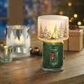 Yankee Candle Christmas Wreath Scented, Classic 22oz Large Jar Single Wick Candle, Over 110 Hours of Burn Time Christmas Wreath Classic Large Jar