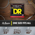 DR Strings Hi Beam Extra Long Scale Stainless Steel Round Core 45 105 LMR 45 Long 4 String 45 105